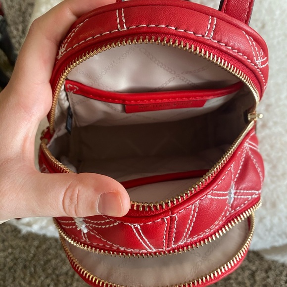 Michael Kors Rhea quilted leather backpack main image 2